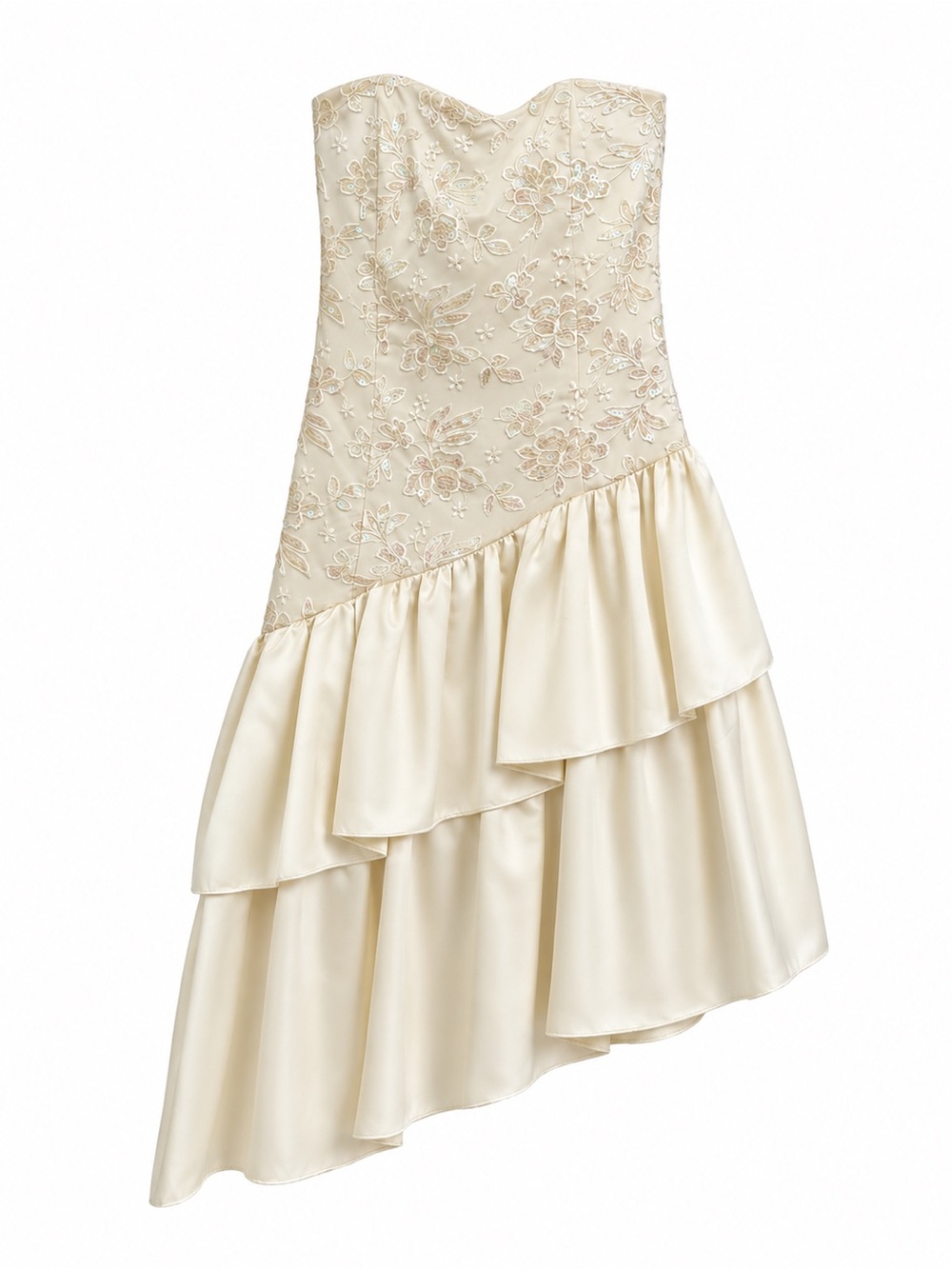Jessica McClintock Gunne Sax Strapless Party Dress Size 5  Y2K Prom Fairycore